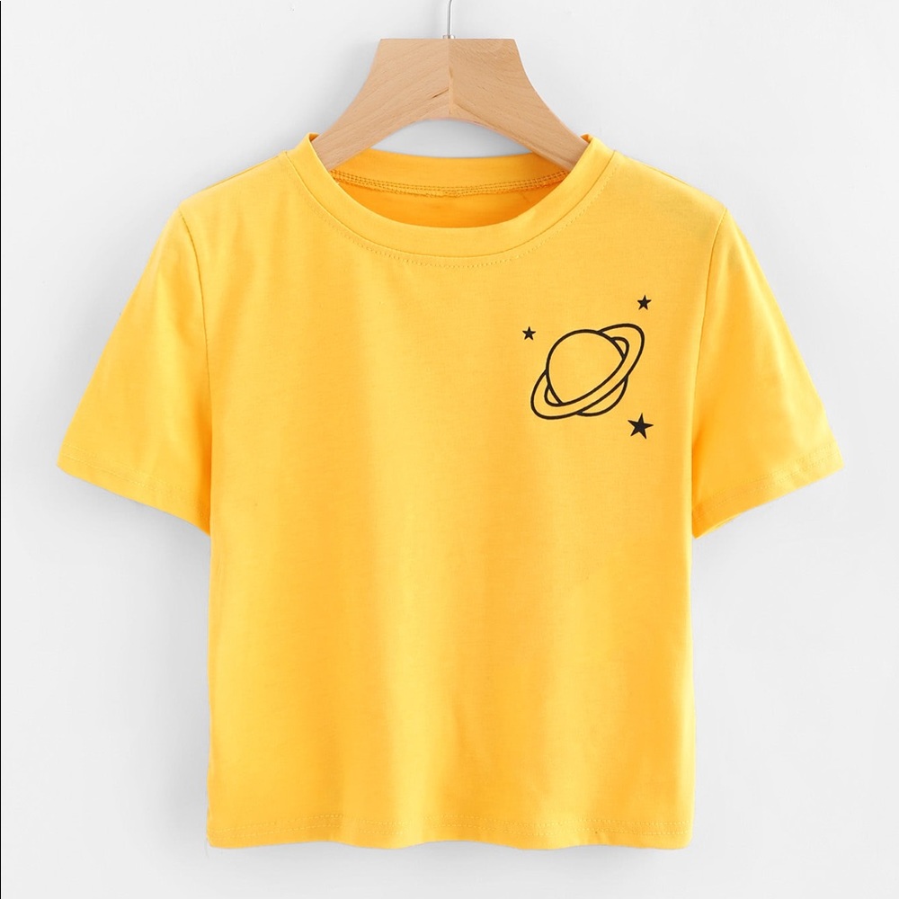 Planet Cropped T-shirt